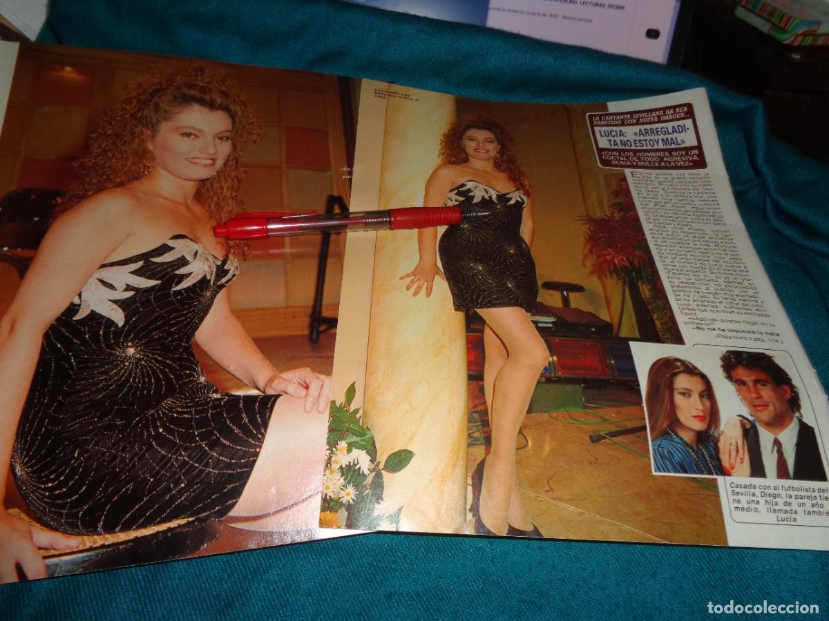 Coleccionismo de revista Diez Minutos: RECORTE : LA CANTANTE LUCIA. DIEZ MINUTOS, AGTO 1990