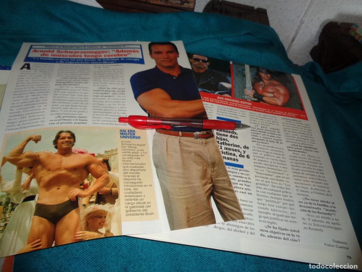 Collectionnisme de Magazine Diez Minutos: RECORTE : ARNOLD SCHWARZENEGGER, EN ESPA&Ntilde;A. DIEZ MINUTOS, OCTB 1991