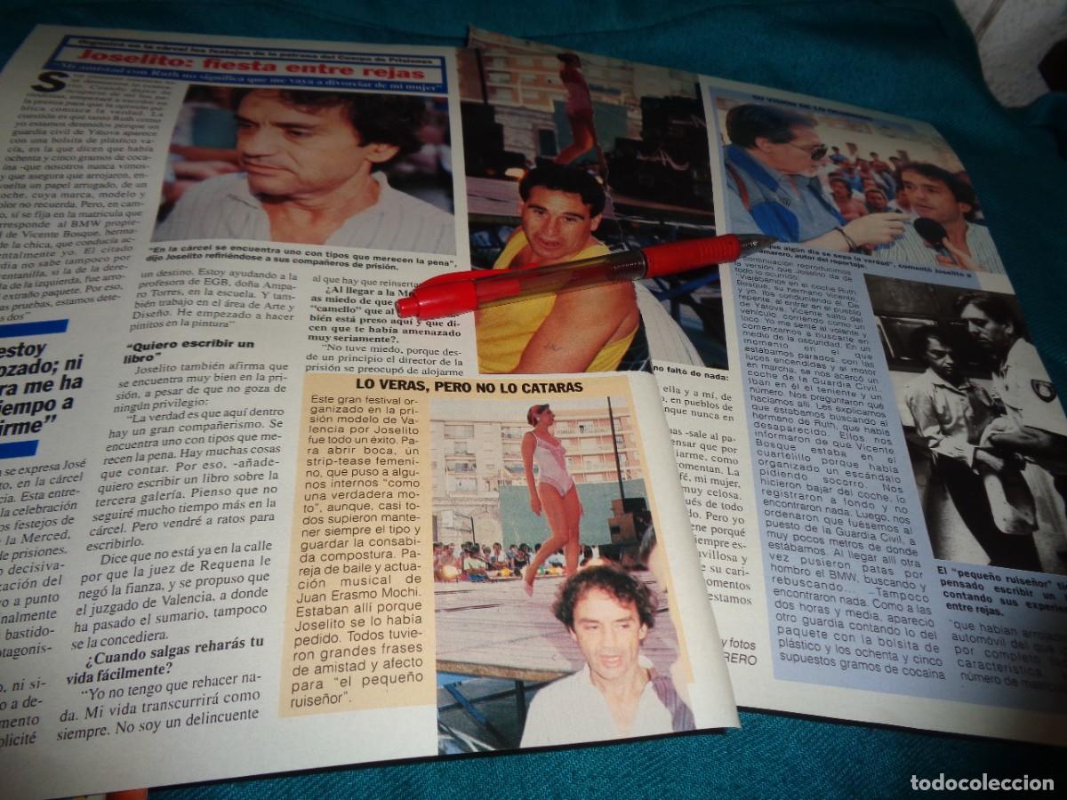 Collectionnisme de Magazine Diez Minutos: RECORTE : JOSELITO : ENTRE REJAS. DIEZ MINUTOS, OCTB 1991