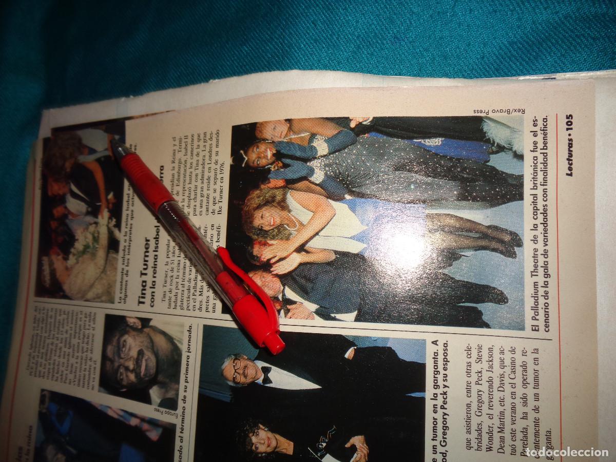 Coleccionismo de revista Diez Minutos: RECORTE : TINA TURNER, CON LA REINA ISABEL DE INGLATERRA. DIEZ MINUTOS, DCMBRE 1990