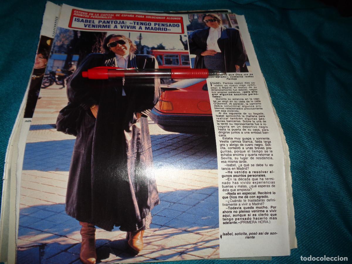 Collection Magazine Diez Minutos: RECORTE : ISABEL PANTOJA, VA A VIVIE EN MADRID. DIEZ MINUTOS, FBR 1990