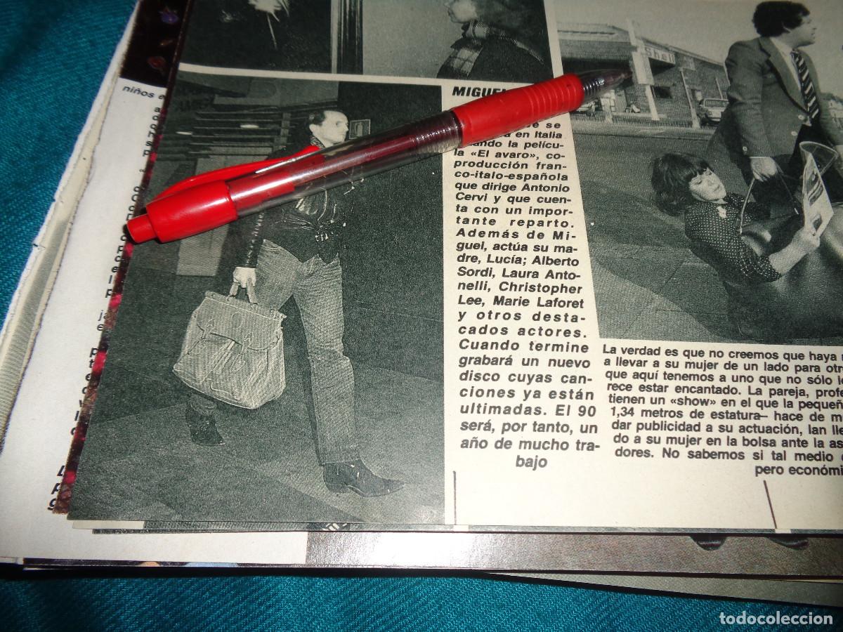Collection Magazine Diez Minutos: RECORTE : MIGUEL BOSE NO PARA. DIEZ MINUTOS, FBR 1990