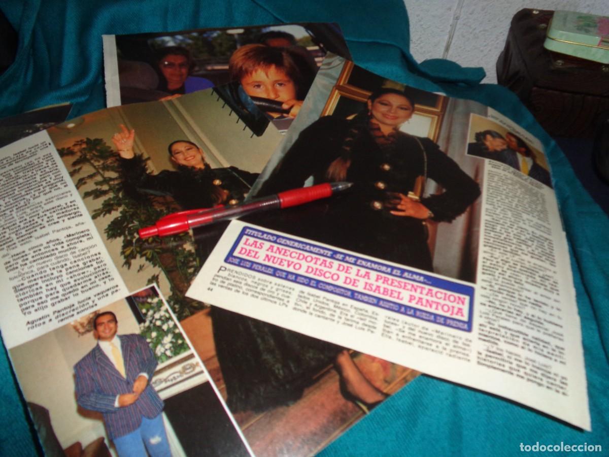Coleccionismo de revista Diez Minutos: RECORTE : PRESENTACION DEL NUEVO DISCO DE ISABEL PANTOJA. DIEZ MINUTOS, OCTB 1989