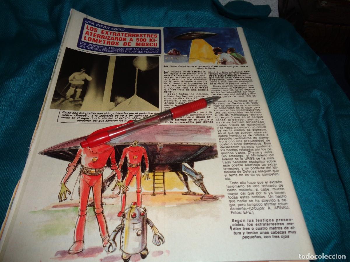 Colecionismo da Revista Diez Minutos: RECORTE : EXTRATERRESTRES EN MOSCU. DIEZ MINUTOS, OCTB 1989