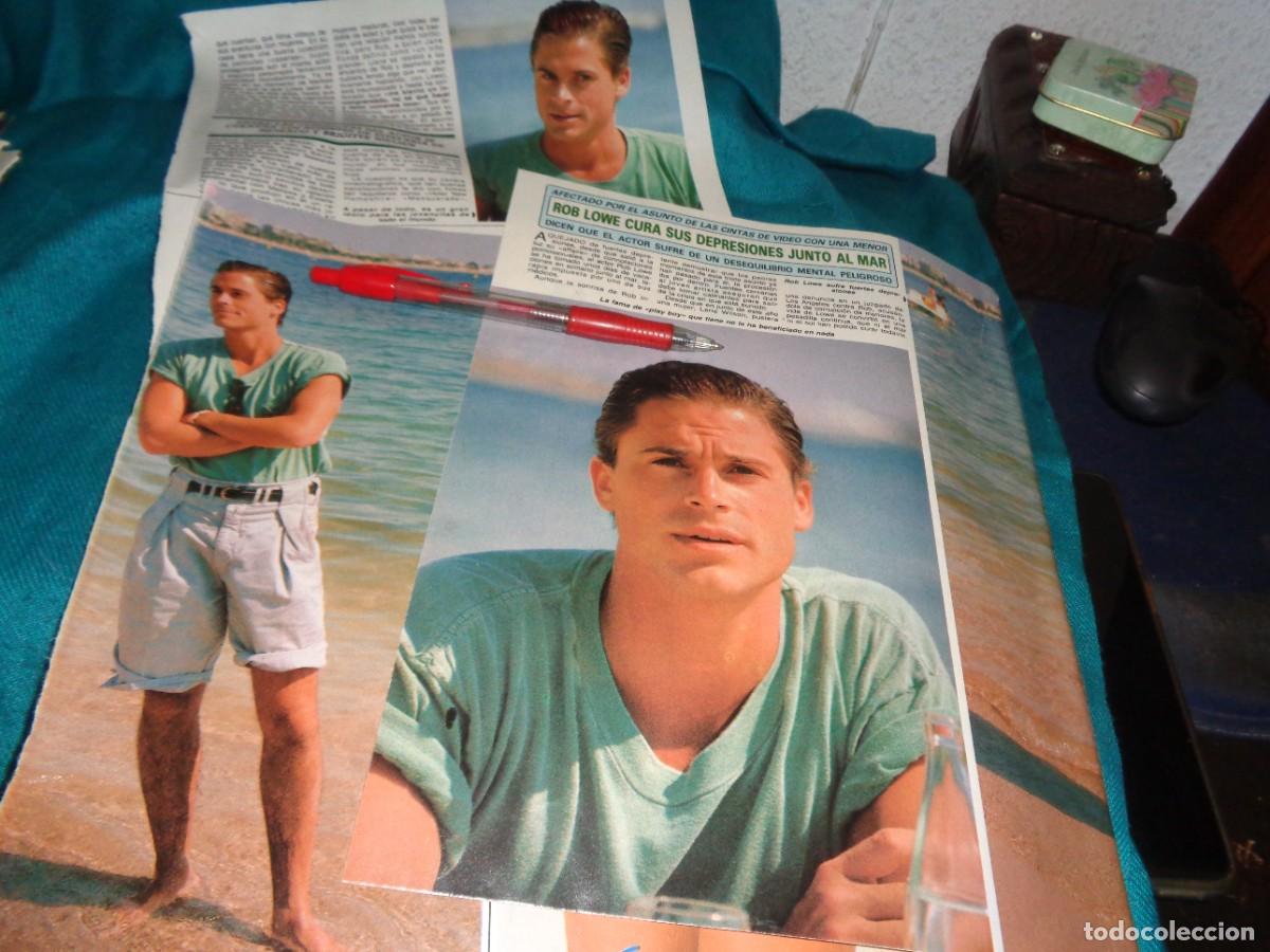 Coleccionismo de revista Diez Minutos: RECORTE : ROB LOWE, TIENE DEPRESION. DIEZ MINUTOS, OCTB 1989