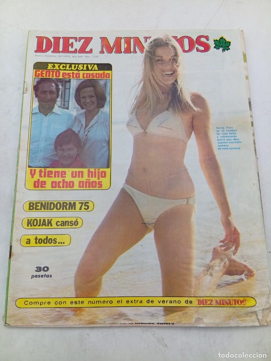 Coleccionismo de revista Diez Minutos: REVISTA DIEZ MINUTOS. N&ordm; 1248. A&Ntilde;O 1975. SENTA FIORI. EL CUMPLEA&Ntilde;OS DE SUSAN FORD... LEER