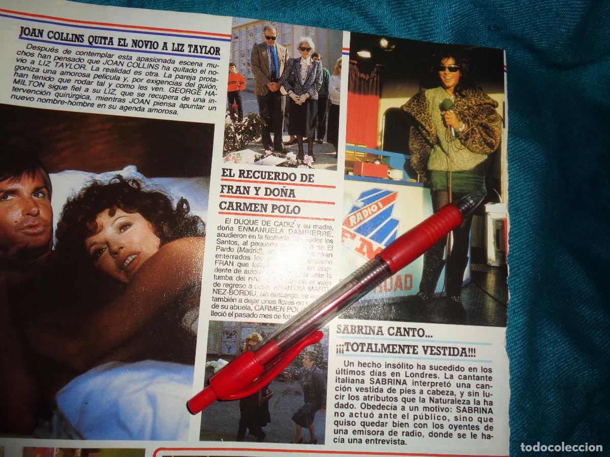 Coleccionismo de revista Diez Minutos: RECORTE : SABRINA, &iexcl; TOTALMENTE VESTIDA&iexcl;&iexcl;. DIEZ MINUTOS, NOVBRE 1988