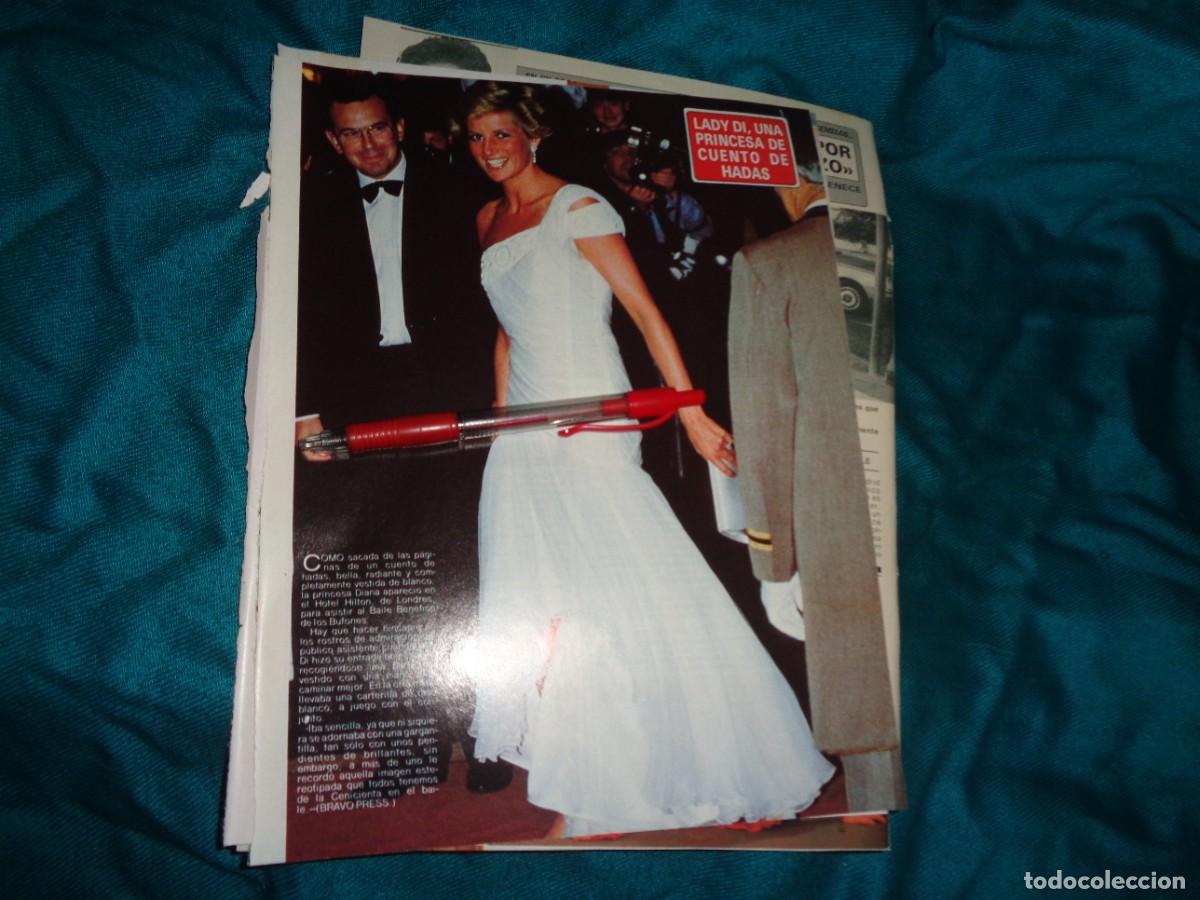 Coleccionismo de revista Diez Minutos: RECORTE : LADY DI, UNA PRINCESA DE CUENTO DE HADAS. DIEZ MINUTOS, JUNIO 1990