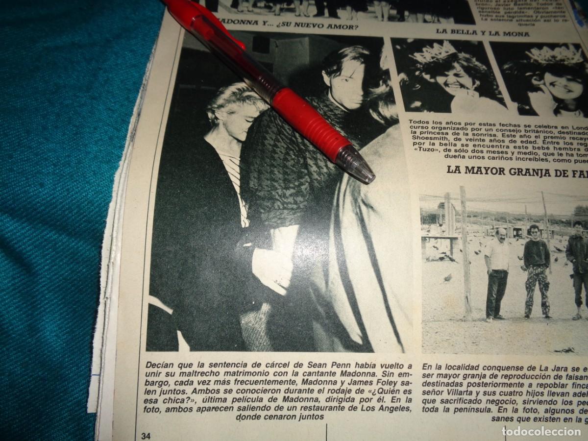 Collection Magazine Diez Minutos: RECORTE : MADONNA Y SU NUEVO AMOR. DIEZ MINUTOS, SPBRE 1987