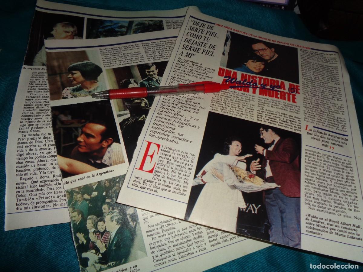 Collection Magazine Diez Minutos: RECORTE : WALDO DE LOS RIOS, UNA HISTORIA DE AMOR Y MUERTE. CAP. 5. DIEZ MINUTOS, SPBRE 1987