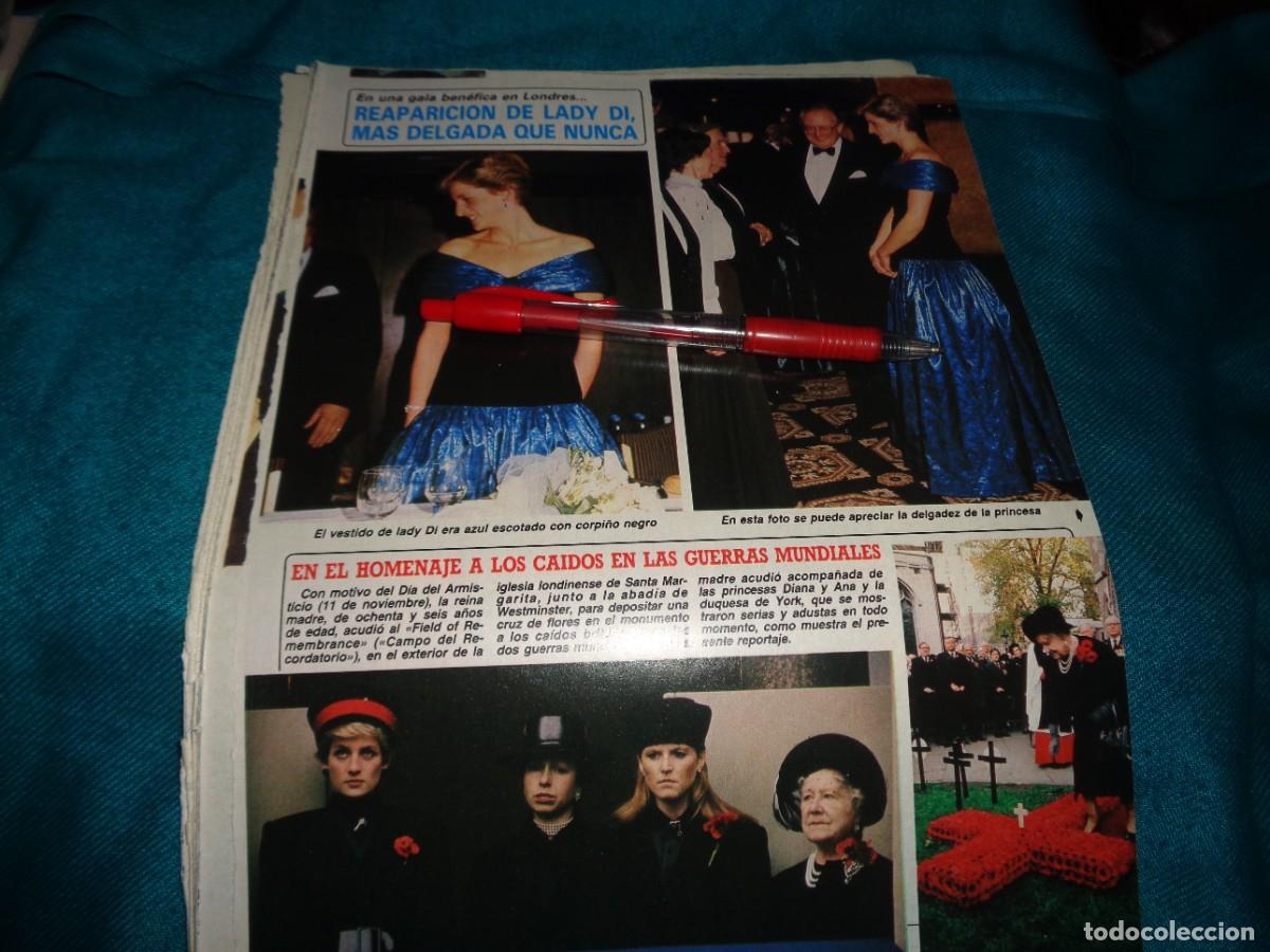 Coleccionismo de revista Diez Minutos: RECORTE : LADY DI, MAS DELGADA QUE NUNCA. DIEZ MINUTOS, NOVBRE 1986