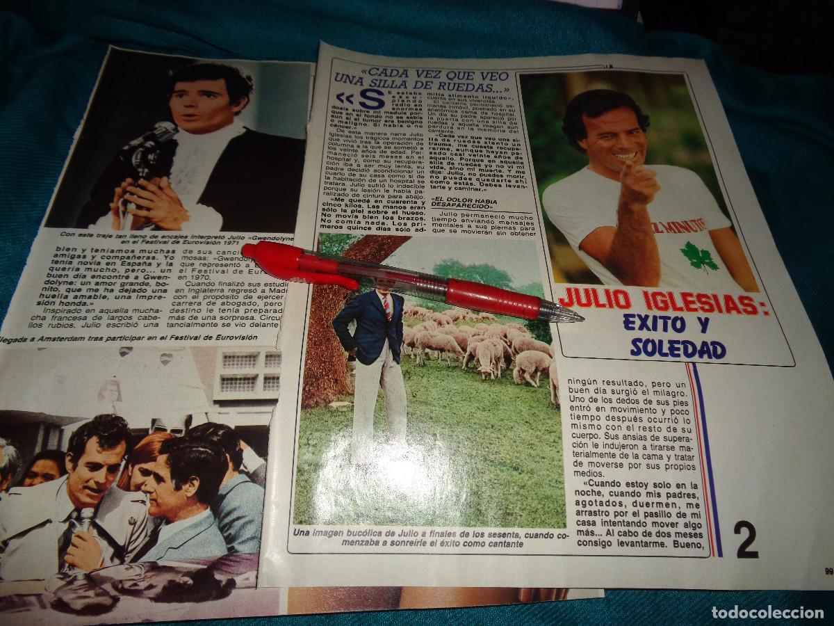 Coleccionismo de revista Diez Minutos: RECORTE : JULIO IGLESIAS : EXITO Y SOLEDAD. CAP. 2.. DIEZ MINUTOS, ABRIL 1987