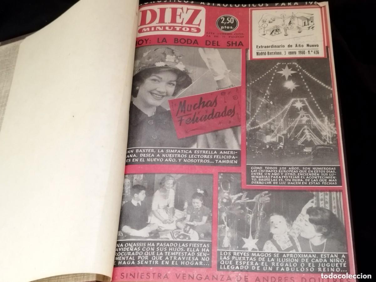 Coleccionismo de revista Diez Minutos: TOMO ENCUADERNADO ( DIEZ MINUTOS ) , A&Ntilde;O 1960 COMPLETO - Ilustrada