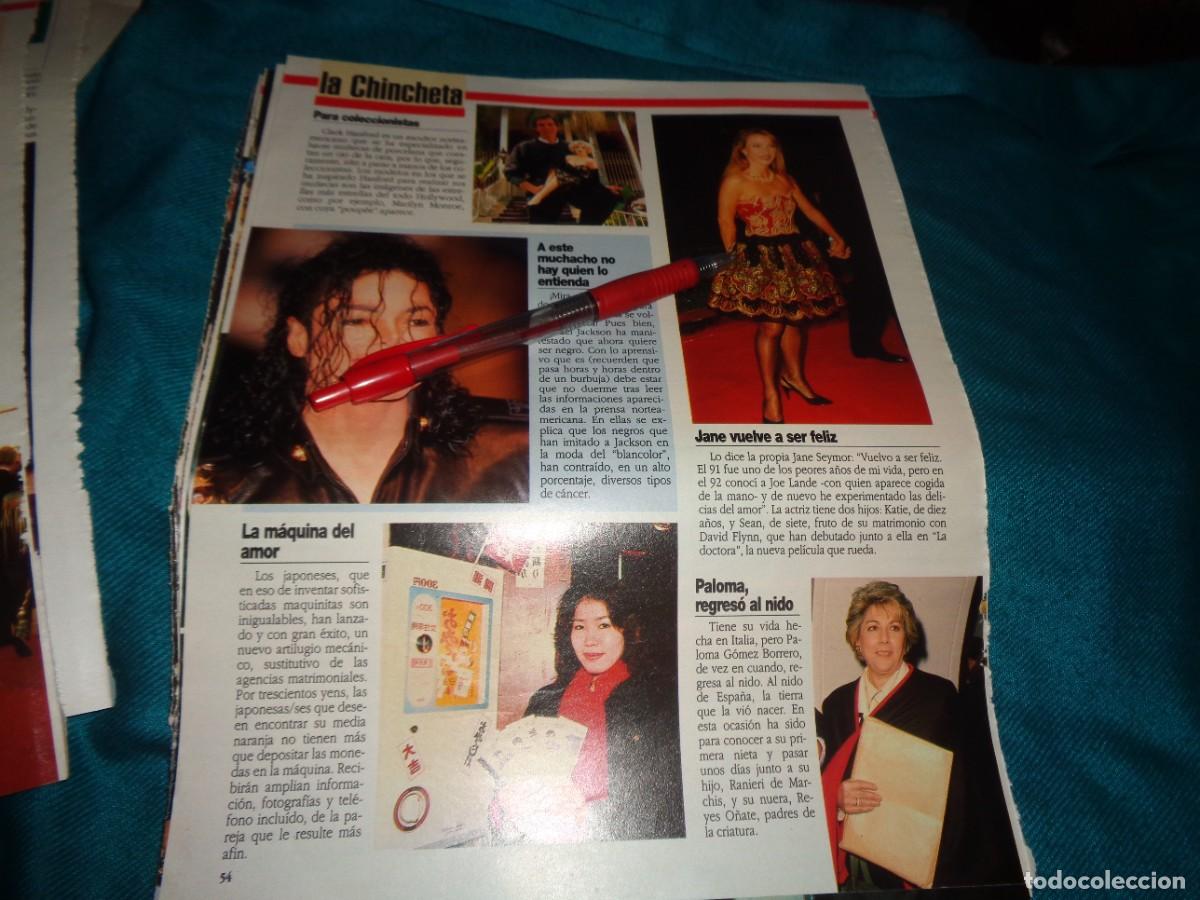 Coleccionismo de revista Diez Minutos: RECORTE : MU&Ntilde;ECA MARILYN. MICHAEL JACKSON. JANE SEYMOUR. DIEZ MINUTOS, MAYO 1992