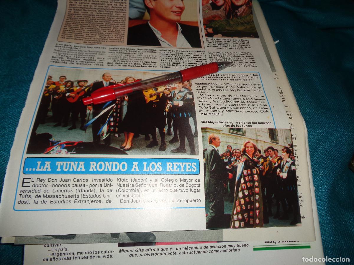 Coleccionismo de revista Diez Minutos: RECORTE : LA TUNA ROND&Oacute; A LOS REYES. DIEZ MINUTOS, JULIO 1990