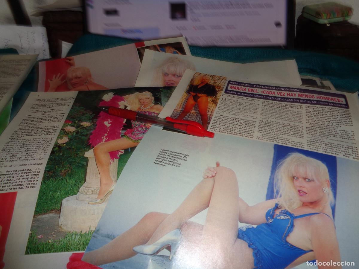 Coleccionismo de revista Diez Minutos: RECORTE : MARCIA BELL, MAS SEXY QUE NUNCA. DIEZ MINUTOS, JULIO 1990