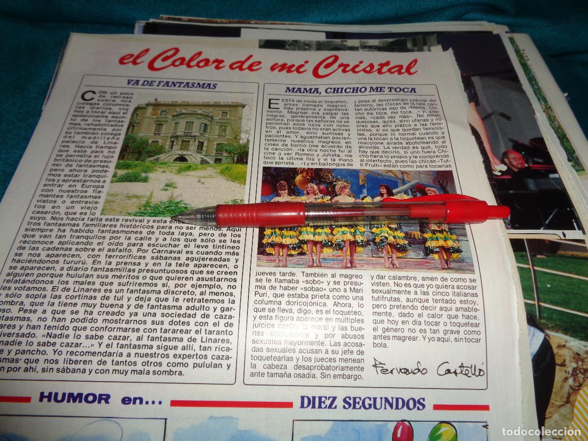 Coleccionismo de revista Diez Minutos: RECORTE : LAS MAMA CHICO. DIEZ MINUTOS, JULIO 1990