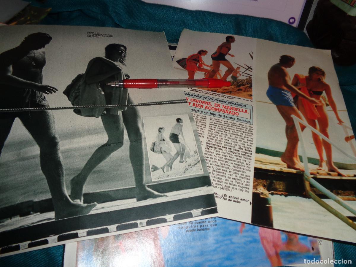 Coleccionismo de revista Diez Minutos: RECORTE : BERTIN OSBORNE, EN MARBELLA BIEN ACOMPA&Ntilde;ADO. DIEZ MINUTOS, AGTO 1988
