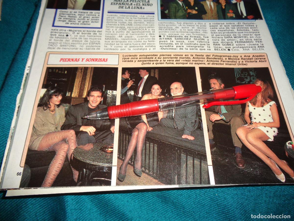 Coleccionismo de revista Diez Minutos: RECORTE : ANTONIO BANDERAS, VICTORIA ABRIL... DIEZ MINUTOS, MARZO 1990