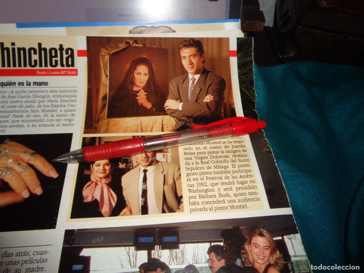 Coleccionismo de revista Diez Minutos: RECORTE : JUANITA REINA, LA DOLOROSA. DIEZ MINUTOS, MAYO 1992