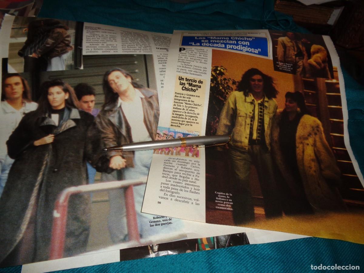 Coleccionismo de revista Diez Minutos: RECORTE : LAS MAMA CHICHO, SE MEZCLAN CON &rdquo; LA DECADA PRODIGIOSA&rdquo;. DIEZ MINUTOS, FBRO 1992