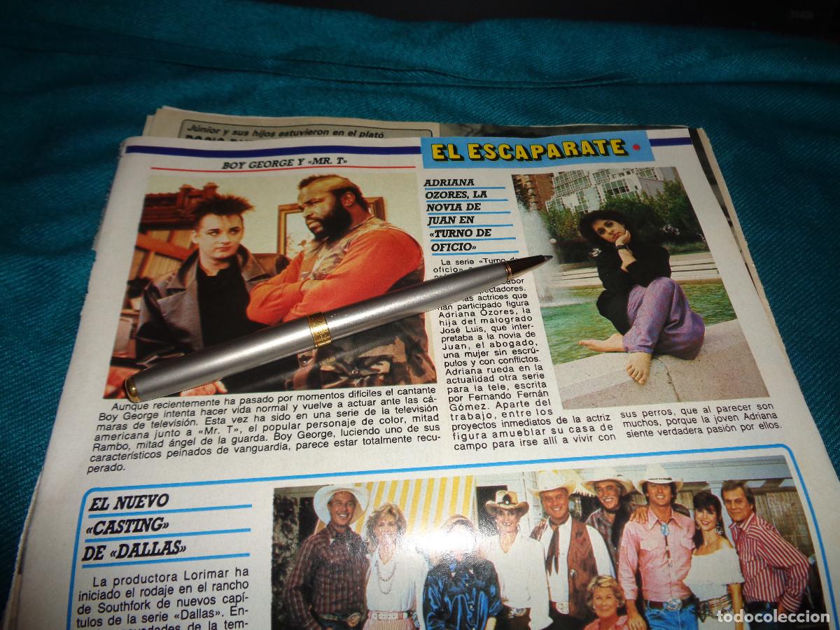 Coleccionismo de revista Diez Minutos: RECORTE : BOY GEORGE Y MR. T. DIEZ MINUTOS, FBRO 1987