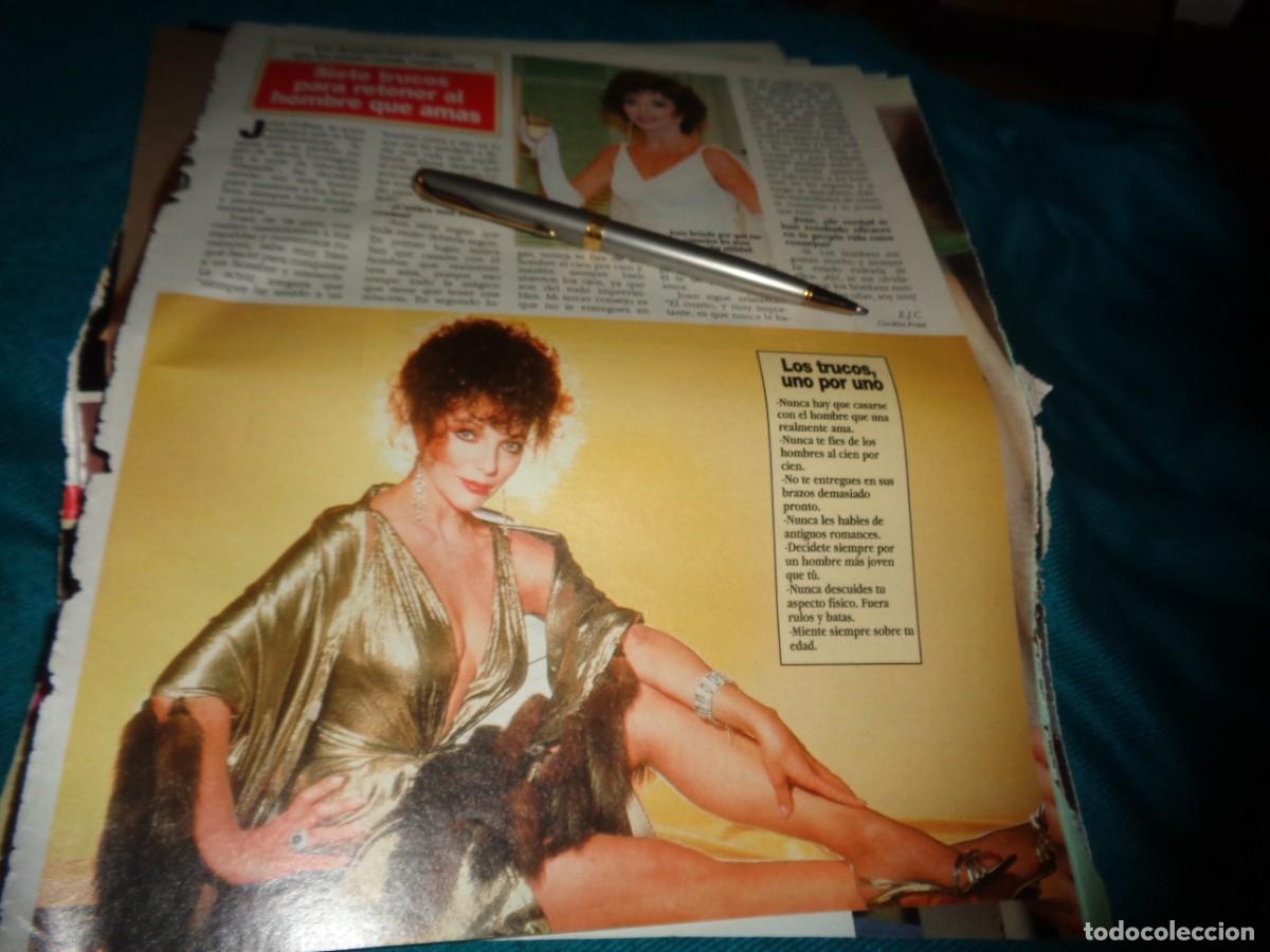 Collectionnisme de Magazine Diez Minutos: RECORTE : JOAN COLLINS, 7 TRUCOS PARA RETENER A LOS HOMRES. DIEZ MINUTOS, MARZO 1992