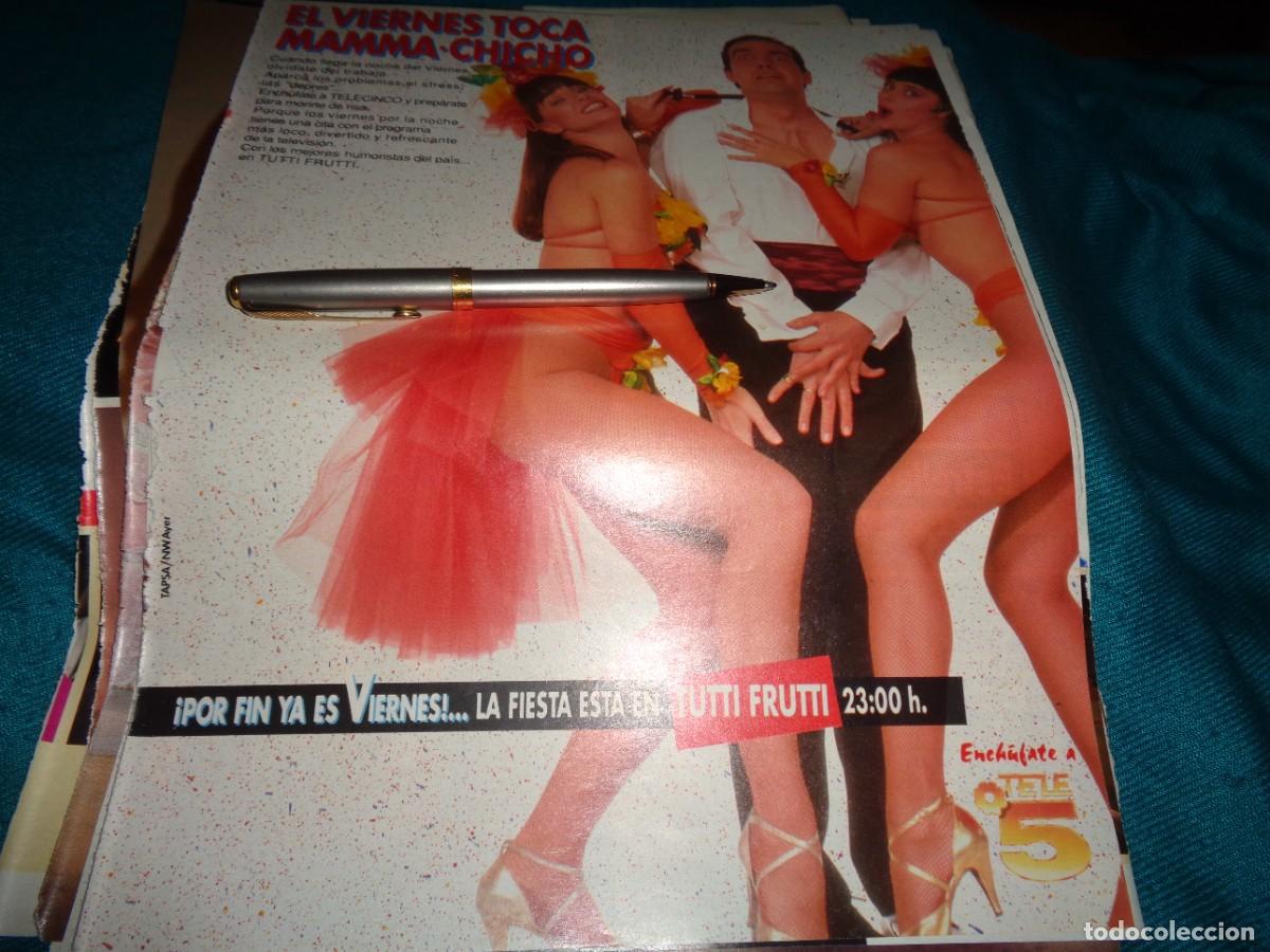 Coleccionismo de revista Diez Minutos: RECORTE : EL VIERNES TOCA, MAMMA CHICHO. DIEZ MINUTOS, MARZO 1992