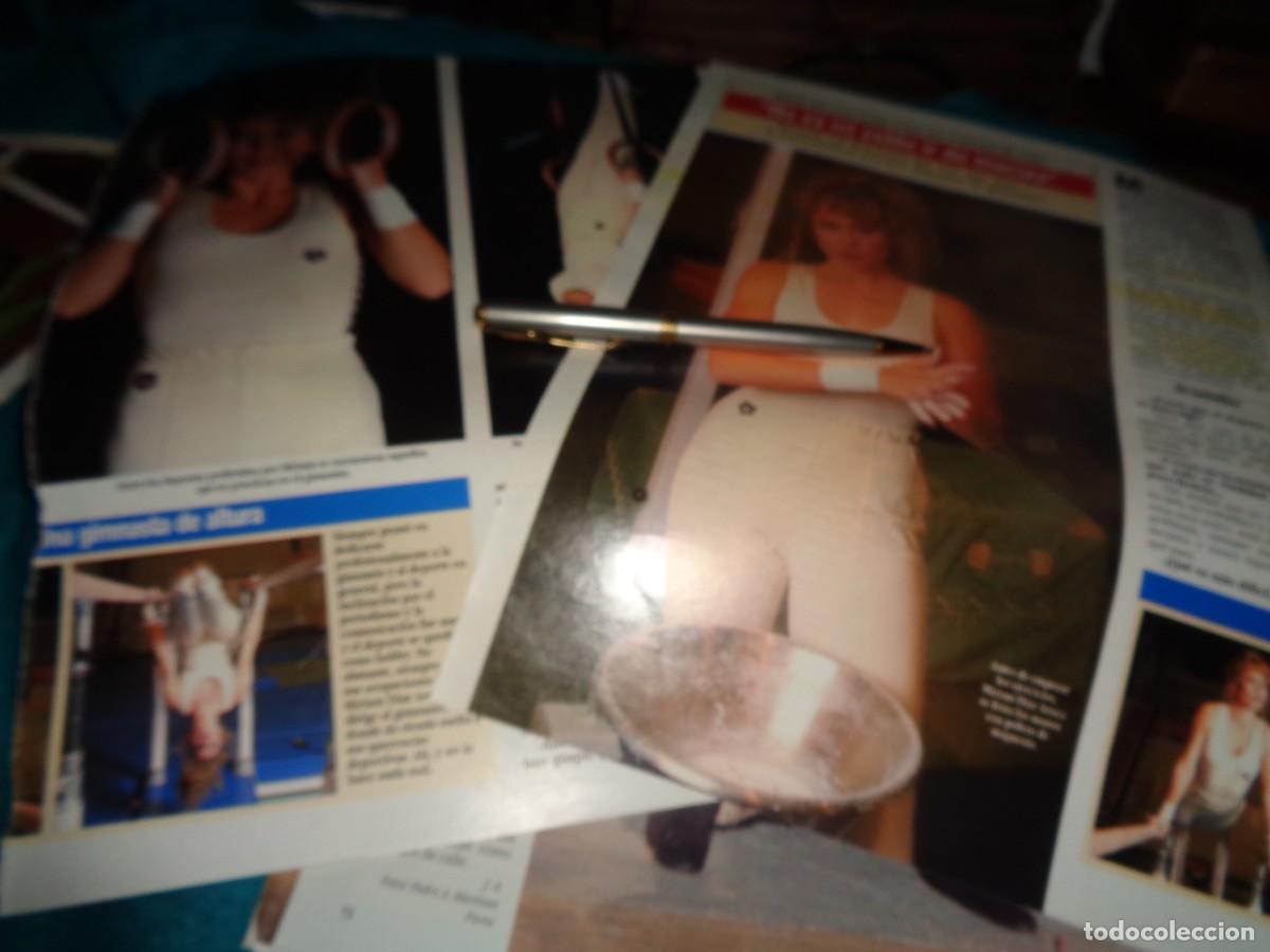 Coleccionismo de revista Diez Minutos: RECORTE : MIRIAM DIAZ AROCA, PRESENTADORA DE UN, DOS, TRES.... DIEZ MINUTOS, MARZO 1992