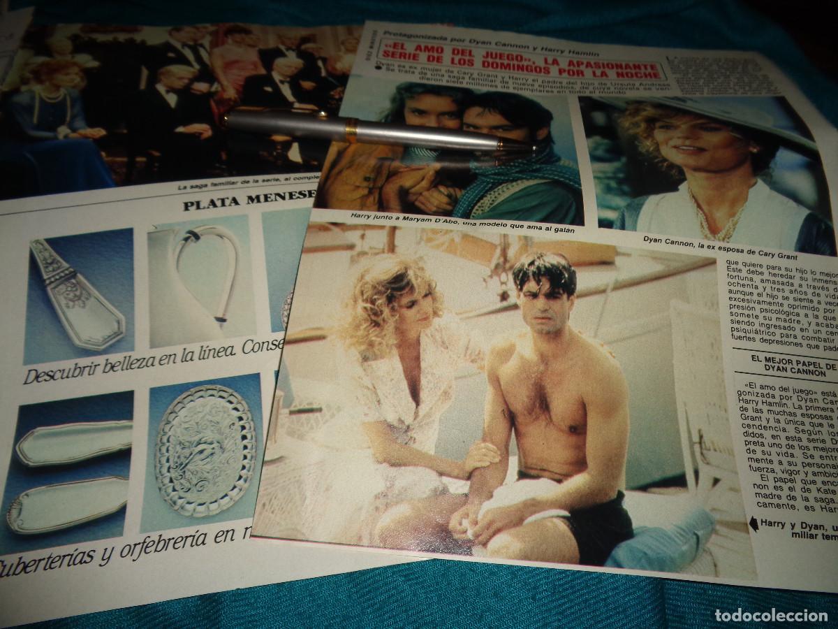 Coleccionismo de revista Diez Minutos: RECORTE : HARRY HAMLIN, EN LA PELICULA &rdquo; EL AMO DEL JUEGO&rdquo;. DIEZ MINUTOS, OCTBRE 1984