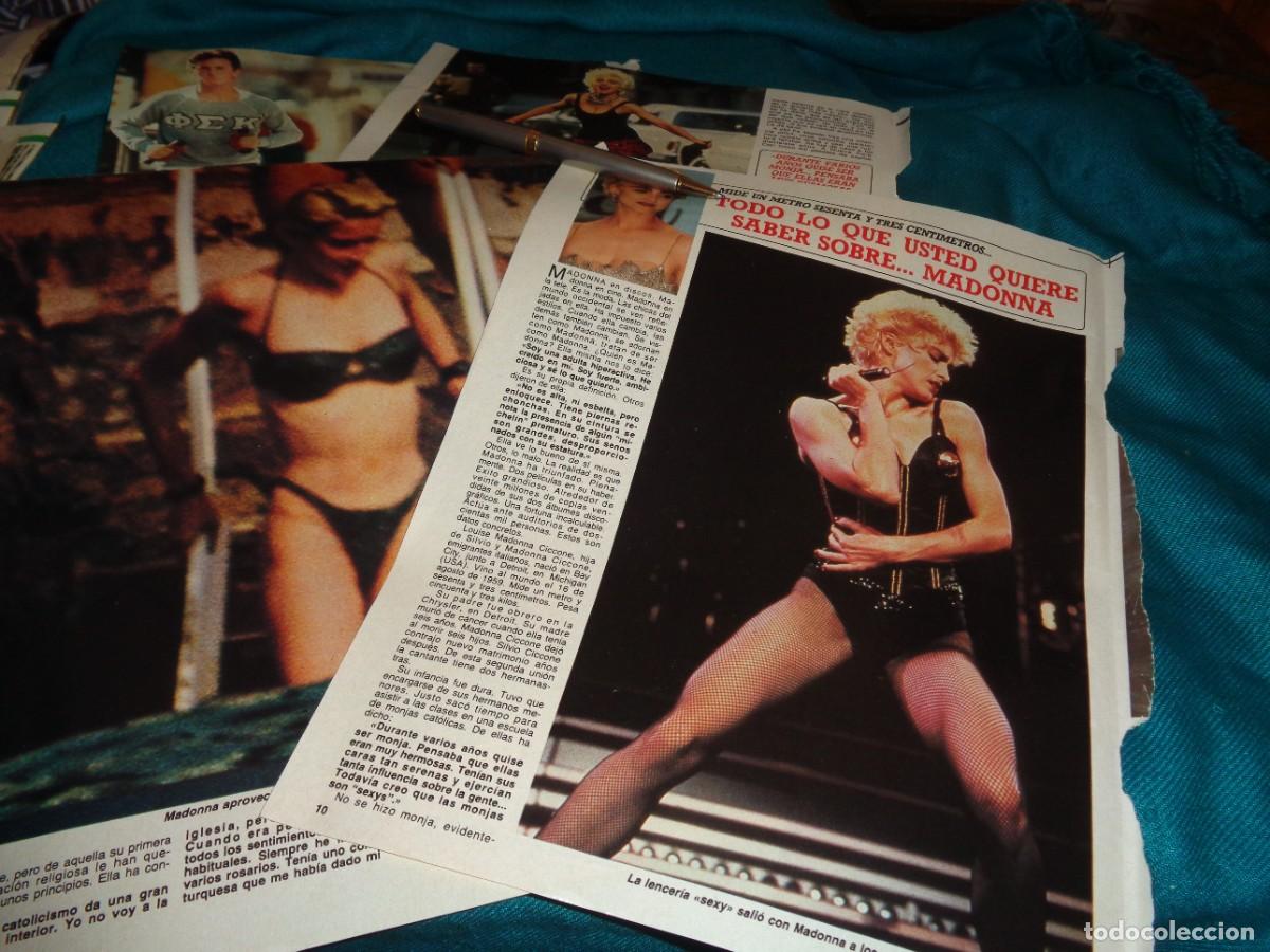 Coleccionismo de revista Diez Minutos: RECORTE : TODO LO QUE HAY QUE SABER SOBRE...MADONNA. DIEZ MINUTOS, OCTBRE 1987