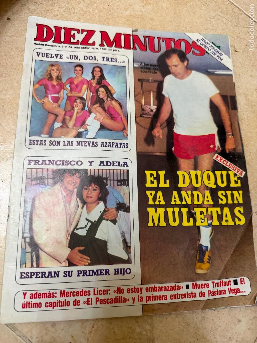 Coleccionismo de revista Diez Minutos: Revista diez minutos vuelve el un dos tres 1984