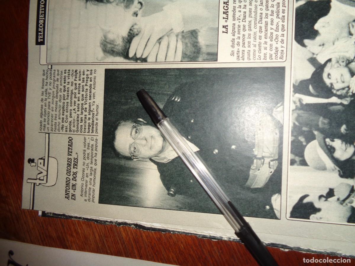 Coleccionismo de revista Diez Minutos: RECORTE : ANTONIO OZORES, VETADO EN EL UN, DOS, TRES..... DIEZ MINUTOS, OCTBRE 1987