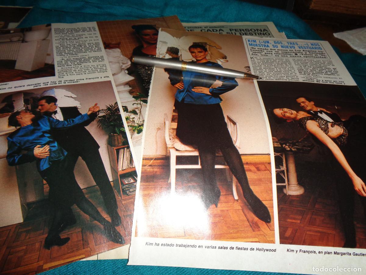 Coleccionismo de revista Diez Minutos: RECORTE : KIM, AZAFATA DEL UN, DOS, TRES..PRESENTA NUEVO VESTUARIO. DIEZ MINUTOS, ENERO 1987