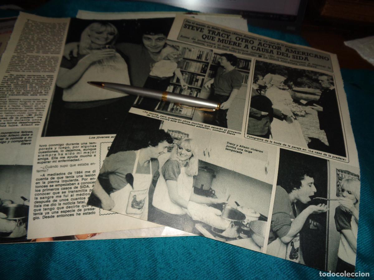 Coleccionismo de revista Diez Minutos: RECORTE : MUERE EL MARIDO DE ALISON ARNGIM ( NELLIE OLESON). DIEZ MINUTOS, ENERO 1987