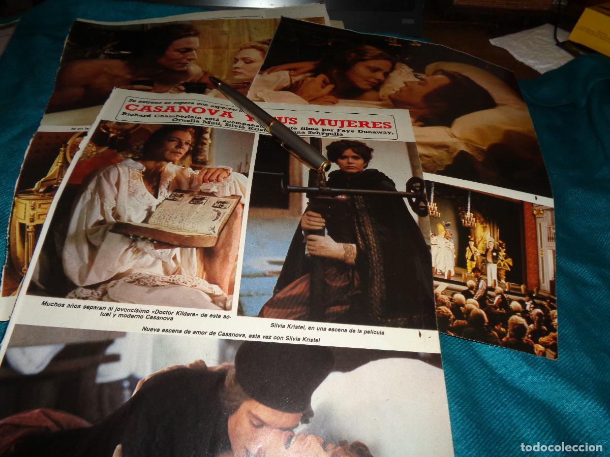 Coleccionismo de revista Diez Minutos: RECORTE : CASANOVA : SILVIA KRISTEL, ORNELLA MUTI.... DIEZ MINUTOS, ENERO 1987
