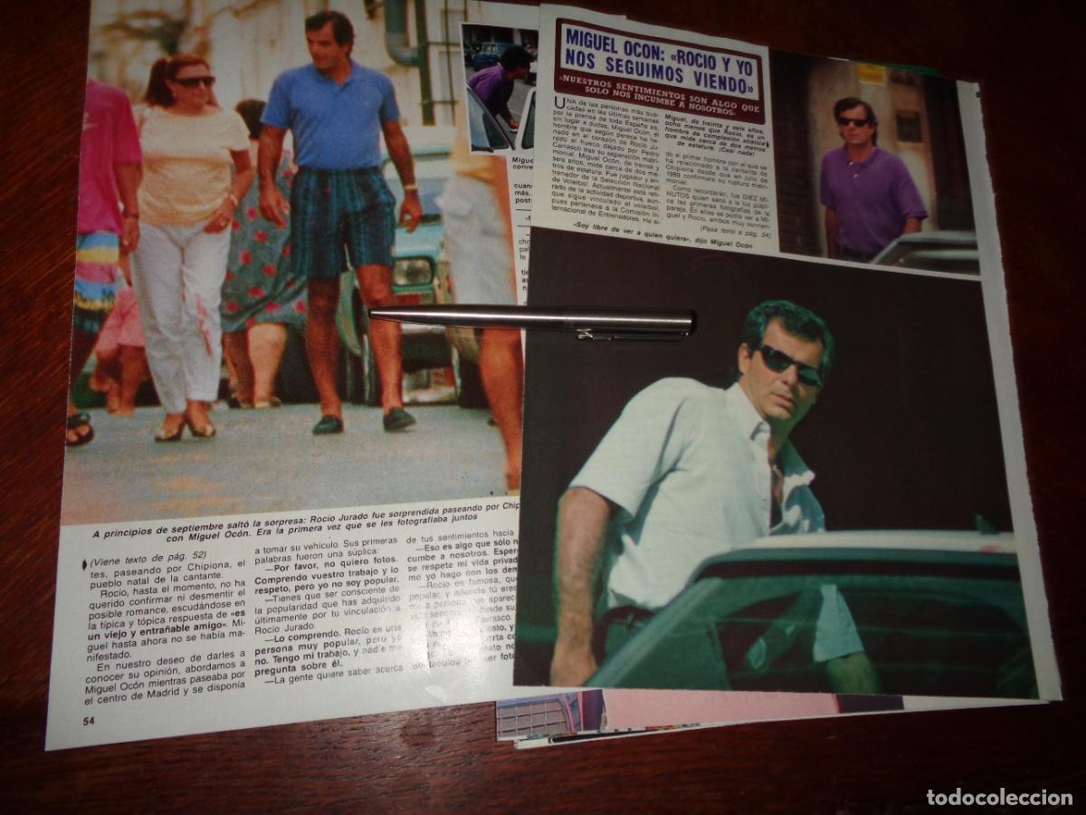 Coleccionismo de revista Diez Minutos: RECORTE : MIGUEL OCAN Y ROCIO JURADO. DIEZ MINUTOS, OCTBRE 1990