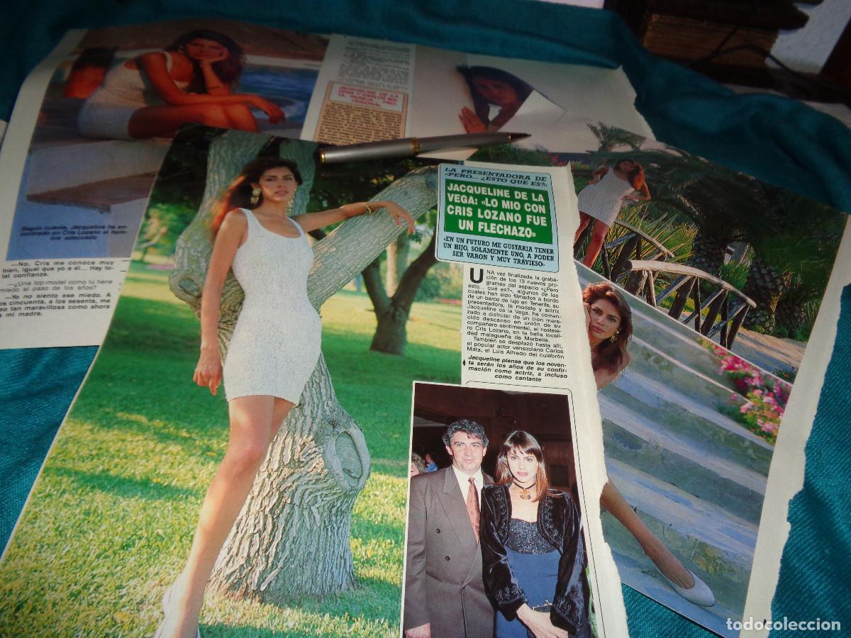 Coleccionismo de revista Diez Minutos: RECORTE : JACQUELINE DE LA VEGA, NUEVO PROGRAMA. DIEZ MINUTOS, AGTO 1990