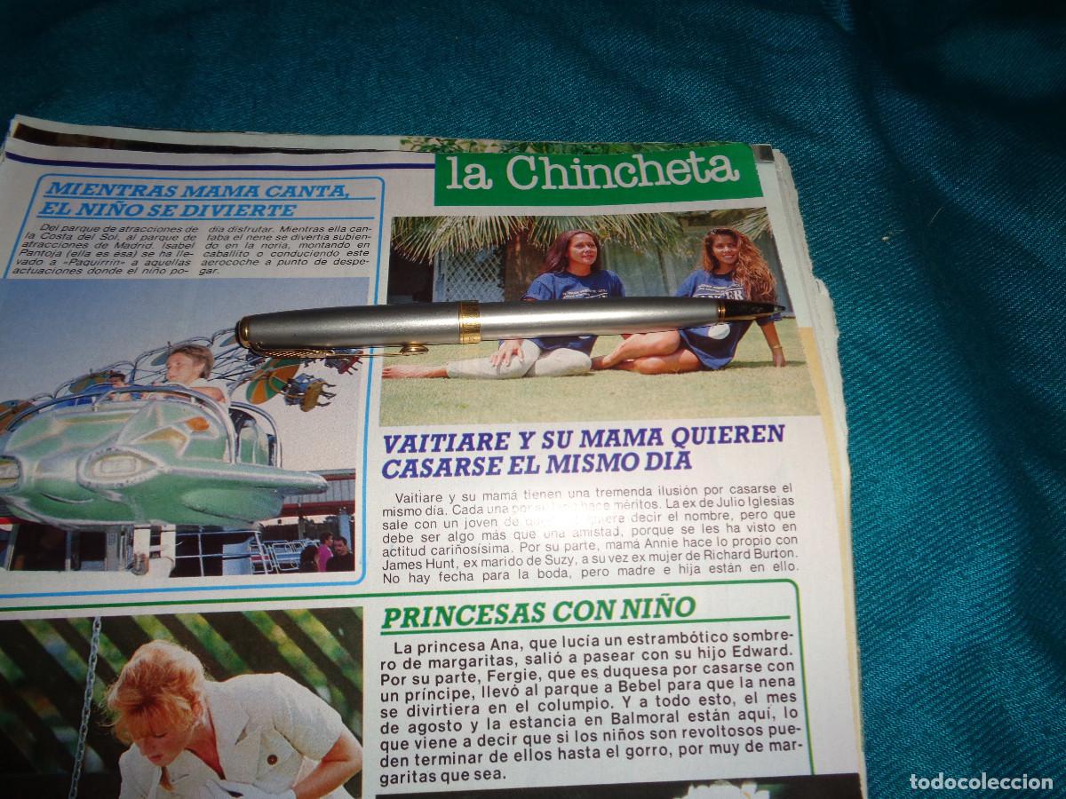 Coleccionismo de revista Diez Minutos: RECORTE : VAITIARE CON SU MADRE. DIEZ MINUTOS, AGTO 1990