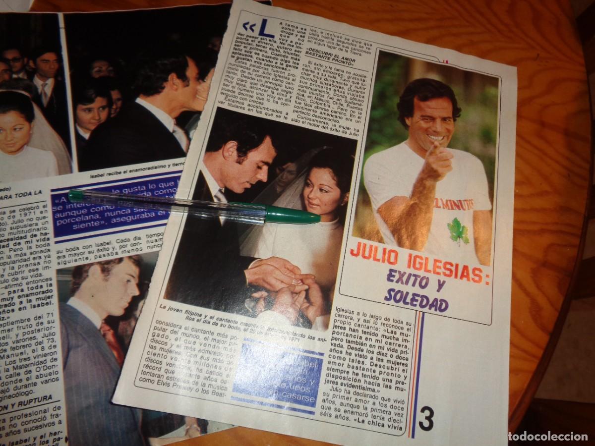 Sammeln von Zeitschriften Diez Minutos: RECORTE : JULIO IGLESIAS : EXITO Y SOLEDAD. CAP 3. DIEZ MINUTOS, ABRIL 1987