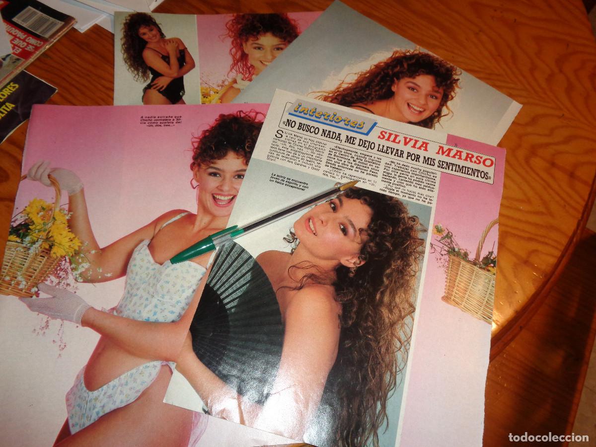 Coleccionismo de revista Diez Minutos: RECORTE : ENTREVISTA CON SILVIA MARSO, AZAFATA DEL UN, DOS, TRES..... DIEZ MINUTOS, JULIO 1988