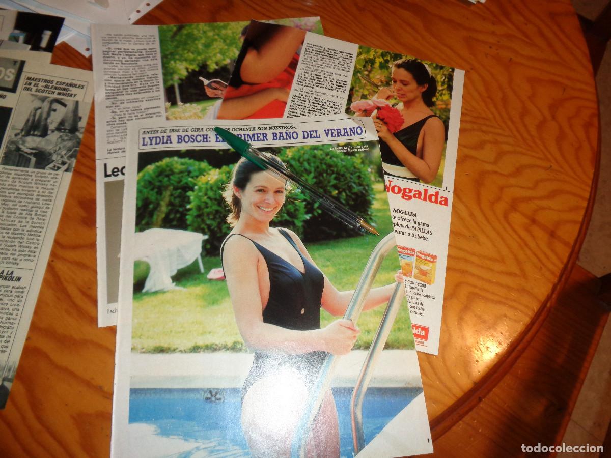 Sammeln von Zeitschriften Diez Minutos: RECORTE : LYDIA BOSCH, PRIMER BA&Ntilde;O DE VERANO. DIEZ MINUTOS, JULIO 1988