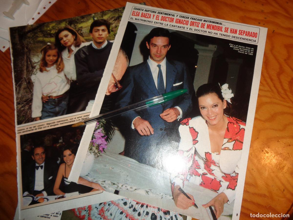 Sammeln von Zeitschriften Diez Minutos: RECORTE : ELSA BAEZA, SE HA SEPARADO DE IGNACIO ORTIZ. DIEZ MINUTOS, JULIO 1988