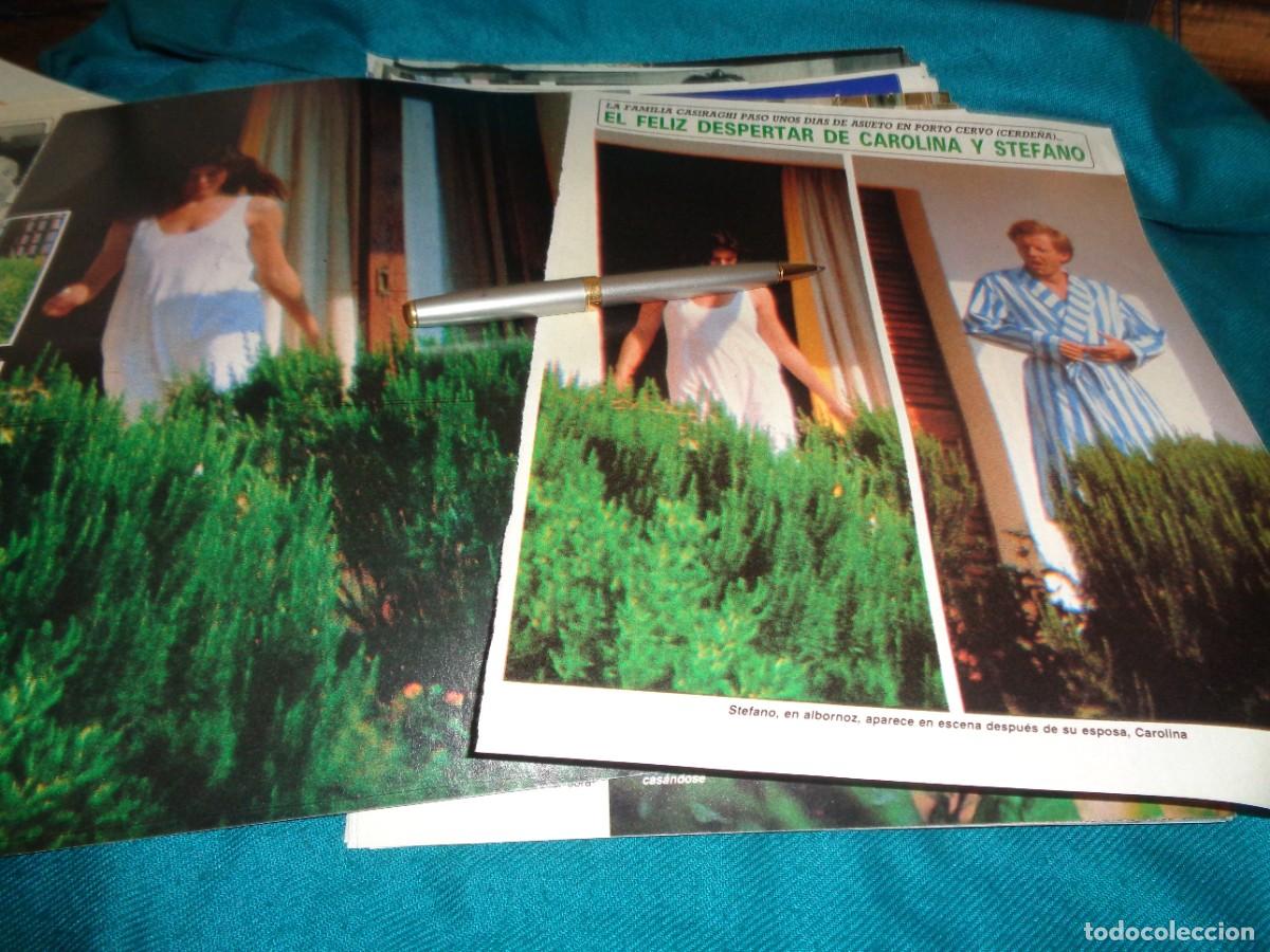 Coleccionismo de revista Diez Minutos: RECORTE : EL FELIZ DESPERTAR DE CAROLINA DE MONACO Y STEFANO. DIEZ MINUTOS, JULIO 1988