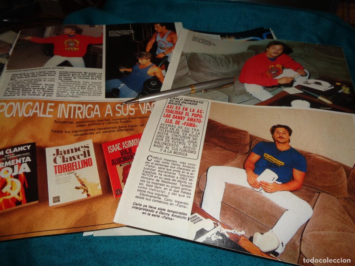 Coleccionismo de revista Diez Minutos: RECORTE : ASI ES AHORA DANNY AMATULLO, DE LA SERIE &rdquo;FAMA&rdquo;. DIEZ MINUTOS, JULIO 1988