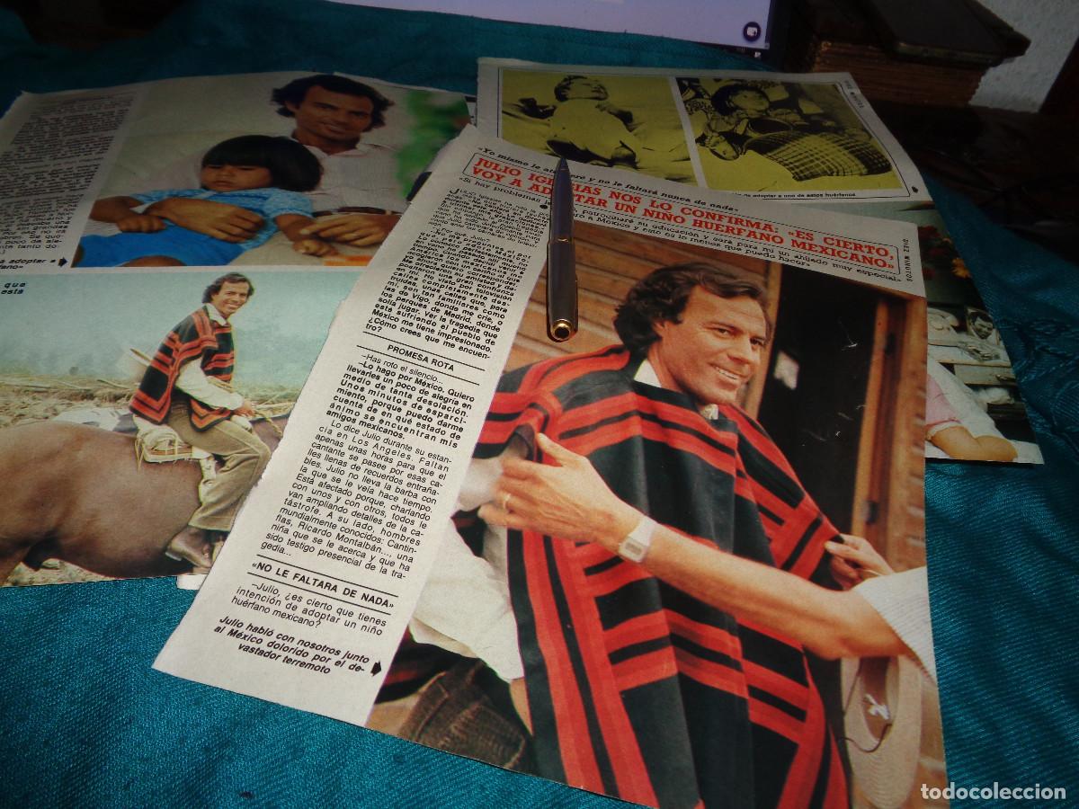 Coleccionismo de revista Diez Minutos: RECORTE : JULIO IGLESIAS QUIERE ADOPTAR UN NI&Ntilde;O MEXICANO. DIEZ MINUTOS, OCTBRE 1985