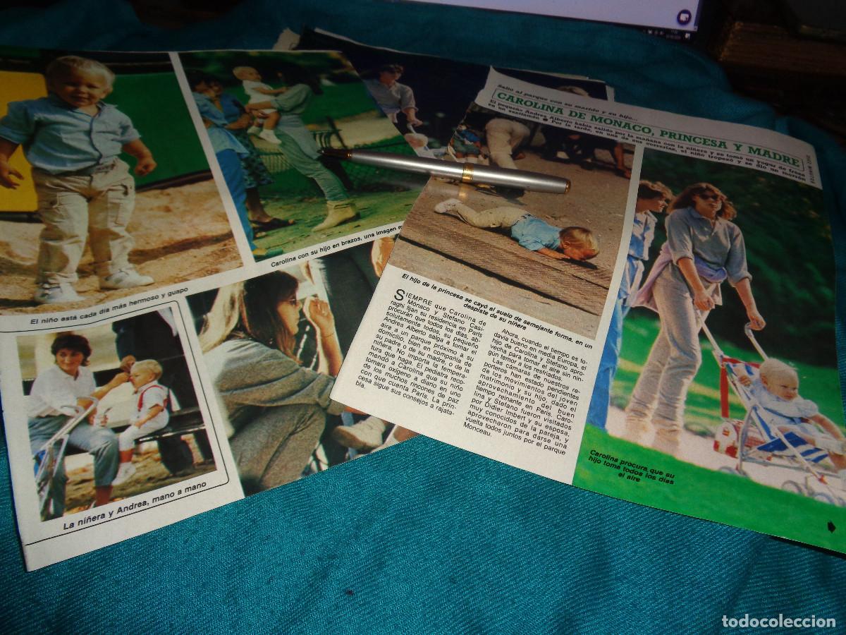 Coleccionismo de revista Diez Minutos: RECORTE : CAROLINA DE MONACO, PRINCESA Y MADRE. DIEZ MINUTOS, OCTBRE 1985