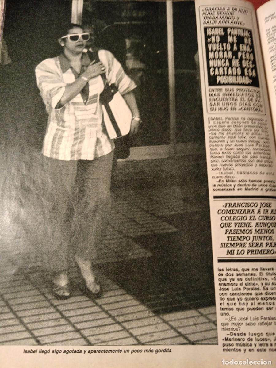 Coleccionismo de revista Diez Minutos: Isabel Pantoja. Recorte revista