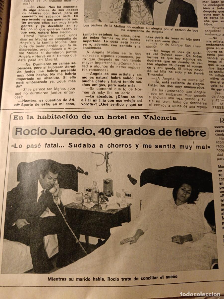Coleccionismo de revista Diez Minutos: Roc&iacute;o Jurado. Recorte revista