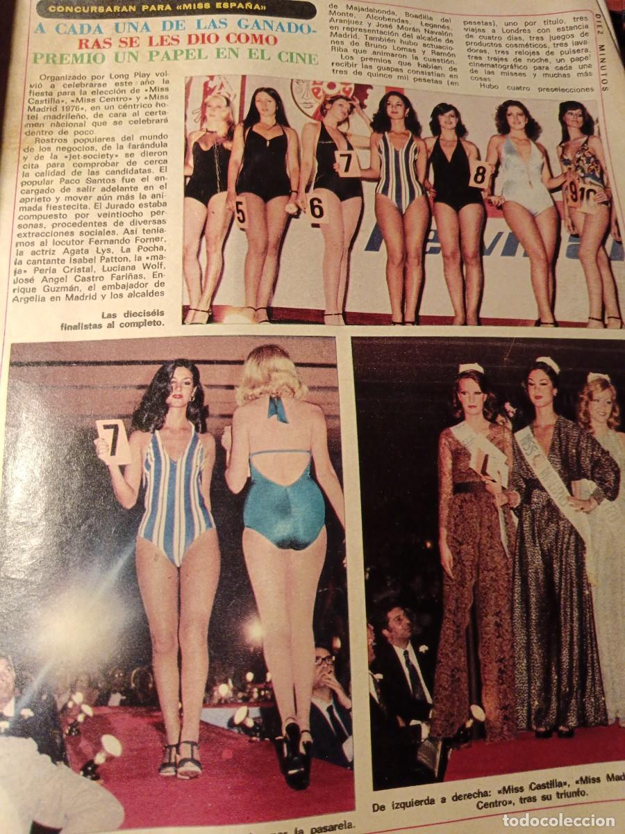 Coleccionismo de revista Diez Minutos: Miss Espa&ntilde;a. Recorte revista